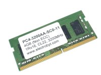 Electrobyt PC4-3200AA-SC0-11 4GB 1Rx16 3200MHz PC4-25600 260pin Laptop / Notebook SODIMM CL22 1.2V Non-ECC DDR4 Memory - Discount Prices, Technical Specs and Reviews (Green)